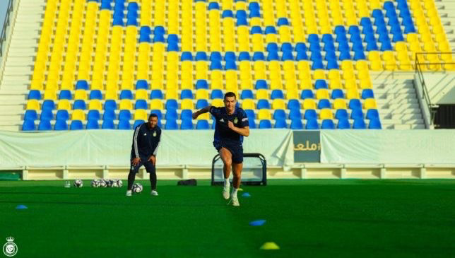 كريستيانو رونالدو يقود تدريبات النصر بعد العودة.. وغياب ويسلي بسبب إذن خاص كريستيانو