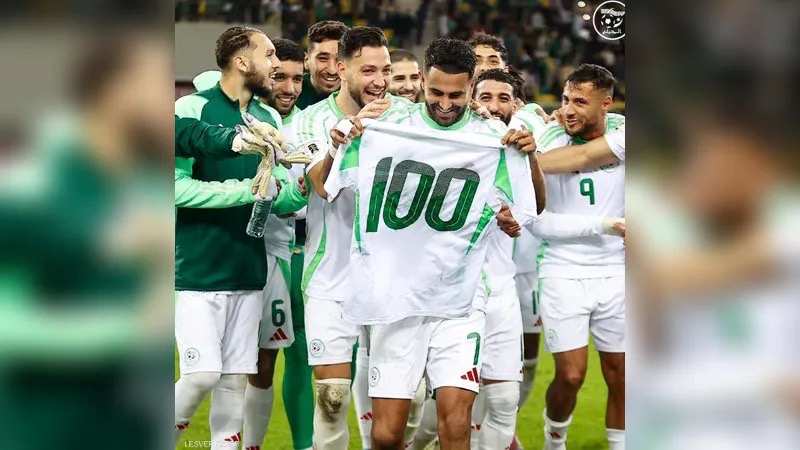 رياض محرز قيادي الحلم الكبير نحو مونديال 2026 وإرادة لا تلين في عالم الخضر رياض محرز